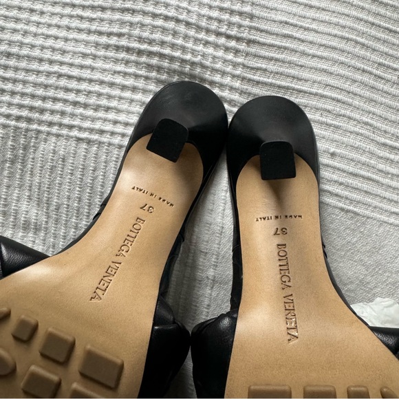 NWB Bottega Lido Heel Mule Black - Picture 9 of 13